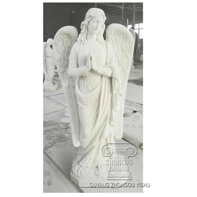 Marble Angel Stone Beautiful Granite Sculpture