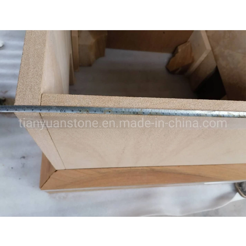 Skilled Carving Base, Roman Solid/Hollow Column with Stone Marble Granite Sandstone